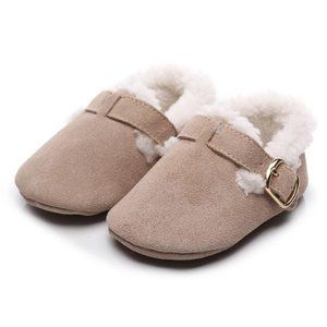 LIGHT BROWN BEIGE BABY TODDLER GIRL SHOES – 6-12m